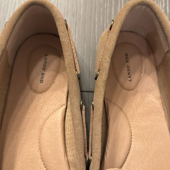 Tan Suede Loafers for Women - Picture 9 of 12